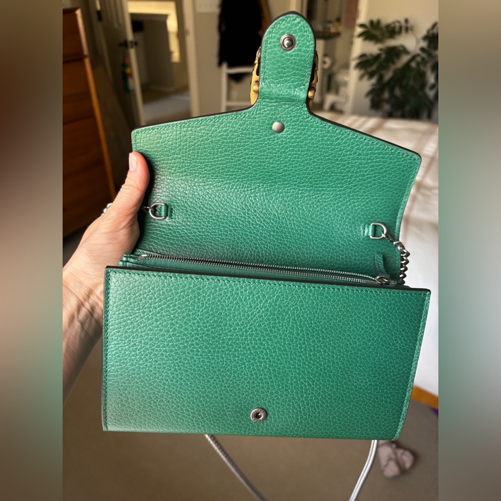 Gucci Dionysus Mini Leather Chain Wallet - Picture 6 of 16